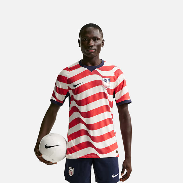 Nike アメリカンフットボール Hobbsユニフォーム Nike IB5183-133 USMNT 2026 Match Home Aero Fit Soccer Authentic