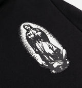Gold Rose Guadalupe Pullover Mens Hoodie (Black/Gold)