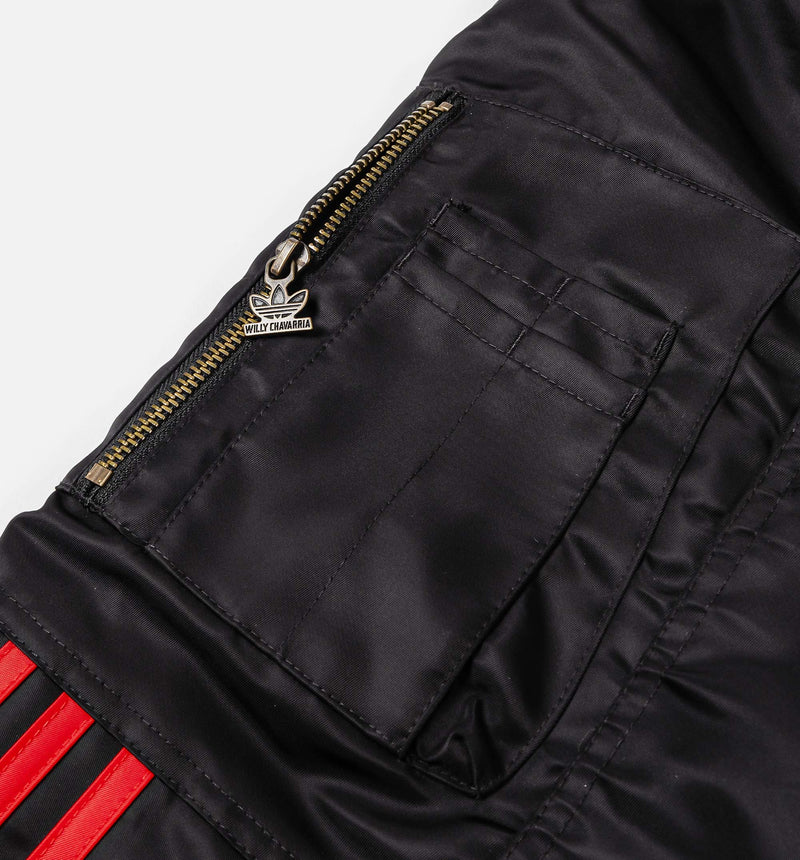 Willy Chavarria x Adidas Zipped Bomber Mens Jacket - Black