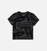 NSW Slim Womens Short Sleeve Shirt- Black