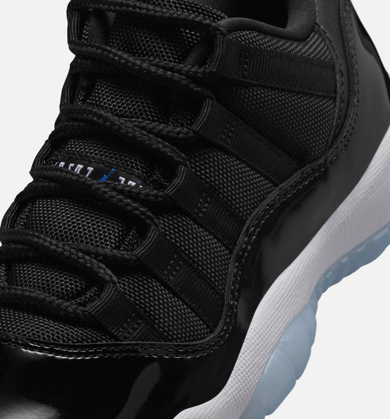 Air jordan 11 retro low black on sale