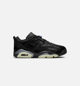 Air Jordan 6 Retro Low Blackout Womens Lifestyle Shoe - Black/Black