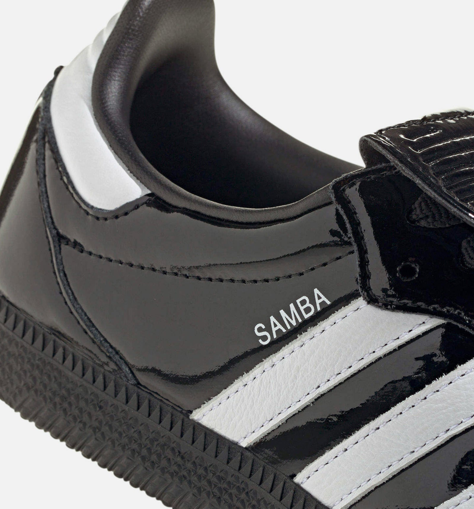 ■adidas■ Samba LT Black JI2707 adidas JI2707 Samba LT Black Patent Womens Lifestyle Shoe