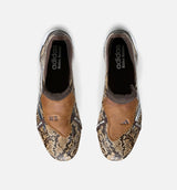Wales Bonner x Predator Elite Snake Mens Lifestyle Shoe - Khaki/Silver Metallic/Wonder White