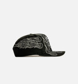 Las Vegas Raiders Flames 9Fifty Snapback Mens Hat - Black/Silver