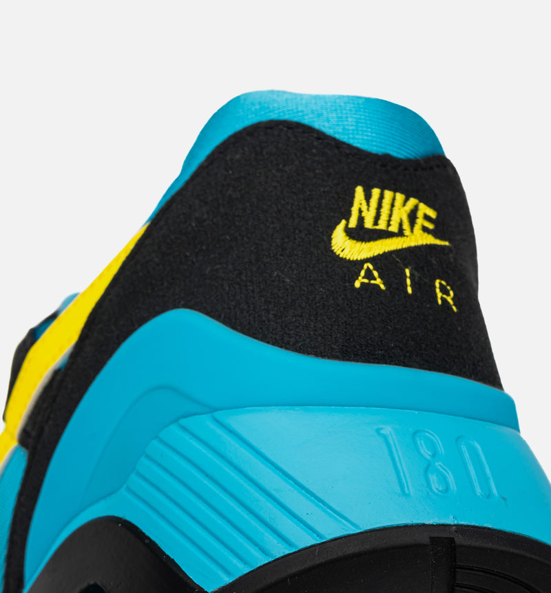 Air Max 180 Baltic Blue Mens Lifestyle Shoe - Baltic Blue/Black/Lightning Yellow