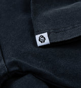 Sponsor Knit Mens Short Sleeve Shirt - Black