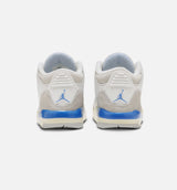 Air Jordan 3 Retro Lucky Shorts Infant Toddler Lifestyle Shoe - Summit White/Hydrogen Blue/Legend Blue