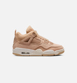 Air Jordan 4 Retro Cozy Girl Womens Lifestyle Shoe - Hemp/Light Orewood Brown