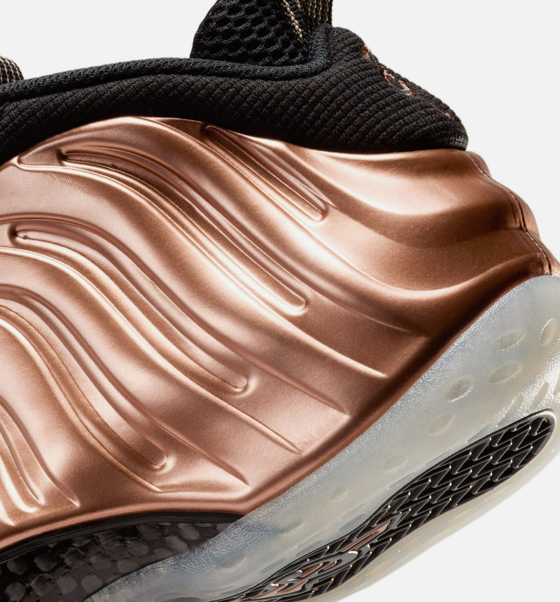 Air Foamposite One Copper Mens Basketball Shoe - Black/Metallic Copper/Off Noir