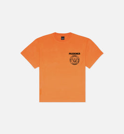 PASDEMER PDMSS25_08
 Fishing Club Mens Short Sleeve Shirt - Orange Image 0