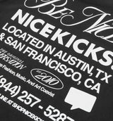 Be Nice Graphic Mens Short Sleeve Shirt - Charcoal
