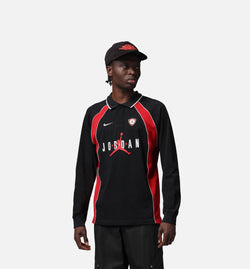 Jordan IF1915-010 Jordan Flight Lng Sleeve Polo Mens Jersey