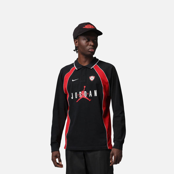 Jordan IF1915-010 Jordan Flight Lng Sleeve Polo Mens Jersey