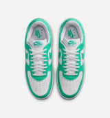 Air Force 1 Low Cracked Leather Mens Lifestyle Shoe - Menta/White