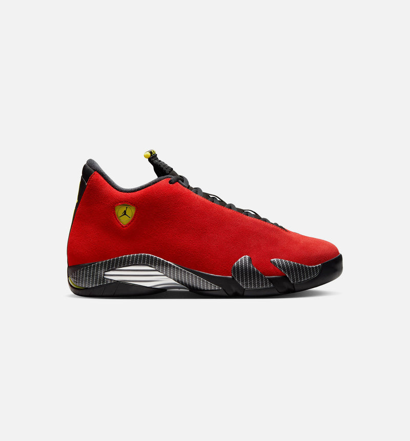 シューズ(男性用) AIR JORDAN 14 RETRO CHALLENGE RED/BLACK Jordan IF5015-600 Air Jordan 14 Retro Challenge Red Mens