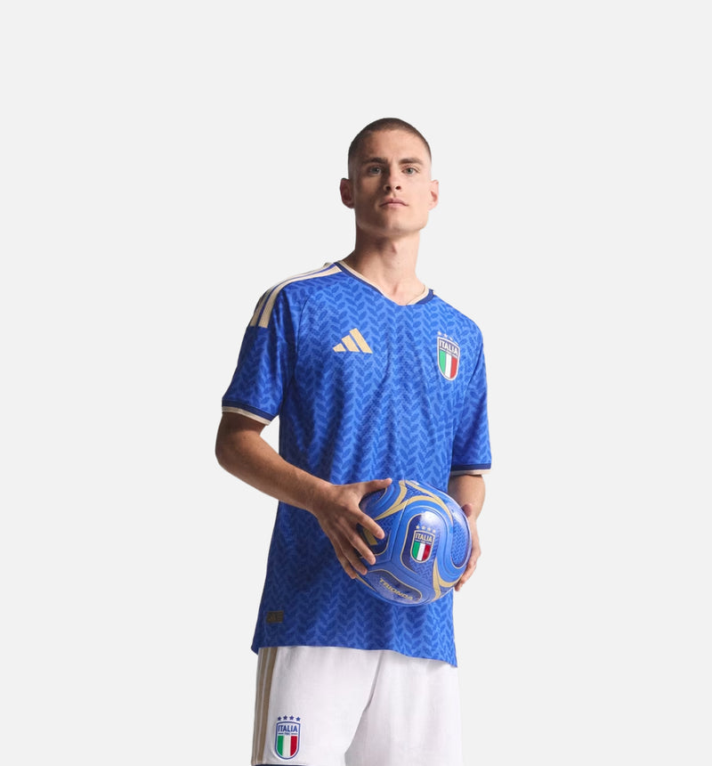 adidas JL6934 Italy 26 Home Authentic Mens Jersey - Bold Blue