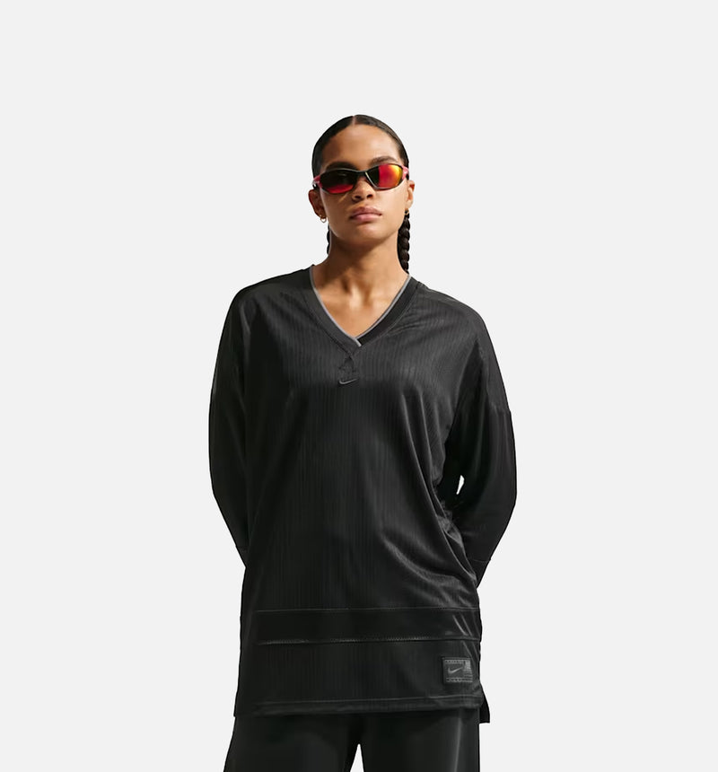 Nike IF0319-010 NSW Oversized Tunic Womens Jersey - Black/Black/Black ...