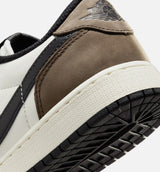 Air Jordan 1 Retro Low Mocha Grade School Lifestyle Shoe - Sail/Dark Mocha/Black