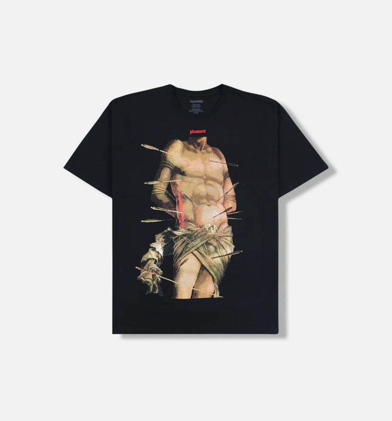Hurt Graphic Mens Short Sleeve Shirt - Black