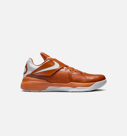 NIKE IB3555-800
 Zoom KD 4 Texas Longhorns Mens Lifestyle Shoe - Desert Orange/White Image 0