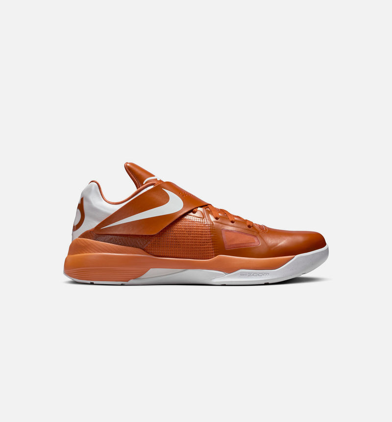 Zoom KD 4 Texas Longhorns Mens Lifestyle Shoe - Desert Orange/White