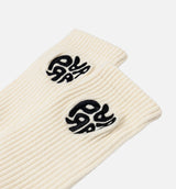 1976 Logo Crew Mens Socks - Off White