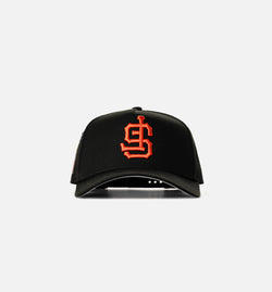 NEW ERA 70994263
 San Francisco Giants Upside Down 950AF Snapback Mens Hat - Black/Orange Image 0