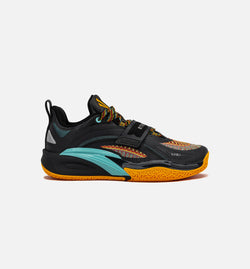 ANTA 8124D1113-7
 Kai 1 Sacred Bond Mens Basketball Shoe - Black/Teal/Gold Image 0