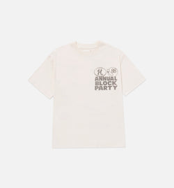 HONOR HTG250241
 Annual Block Party Mens Short Sleeve Shirt - Bone Image 0