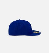 Los Angeles Dodgers Fear Of God x MLB 59Fifty Retro Crown Fitted Mens Hat - Dark Royal