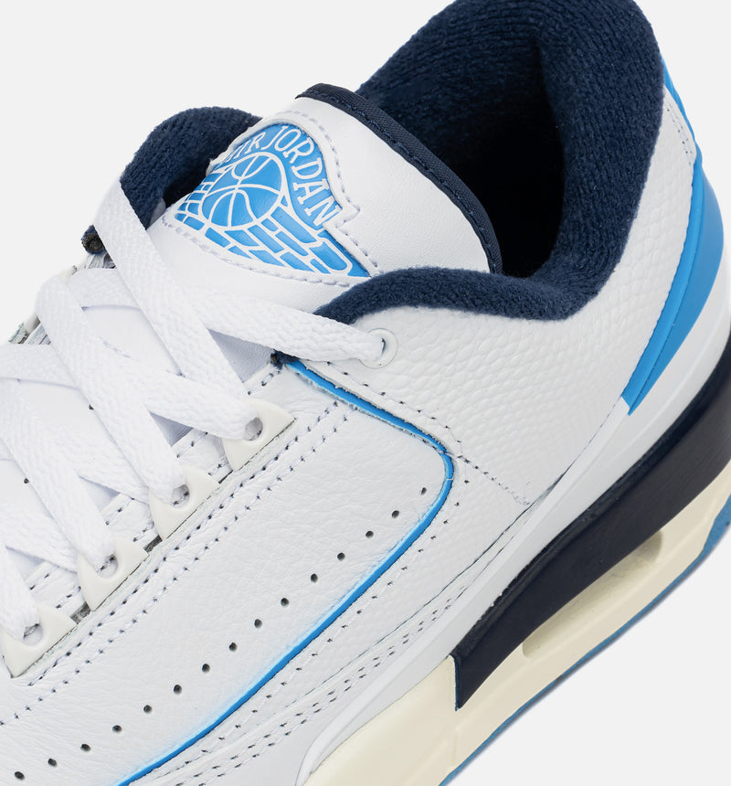 Jordan retro 2 white university blue online