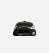 Los Angeles Dodgers Flames 9Fifty Snapback Mens Hat - Black/Royal