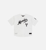 Kobe Mamba Baseball Mens Jersey - Sail/Black