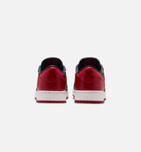 Air Jordan 1 Retro Low OG Banned Grade School Lifestyle Shoe - Black/Black/Varsity Red/Summit White Free Shipping