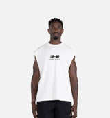 Frequency Mens Tank - White
