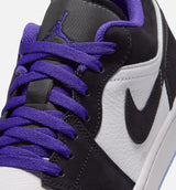 Air Jordan 1 Low Mens Lifestyle Shoe - White/Black/Dark Concord