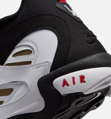 Air Diamond Turf II Mens Lifestyle Shoe - Black/White/Fire Red/Metallic Gold