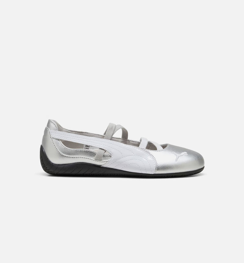 Speedcat Ballet Metallic Womens Lifestyle Shoe - Silver/White/Grey