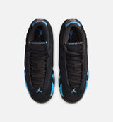 Air Jordan 14 Retro Black University Blue Grade School Lifestyle Shoe - Black/White/University Blue