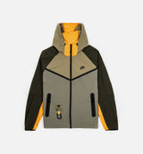 Tech Woven Windrunner Full Zip Mens Jacket - Neutral Olive/Sundial
