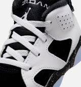 Air Jordan 6 Retro Black And White Infant Toddler Lifestyle Shoe - White/Black
