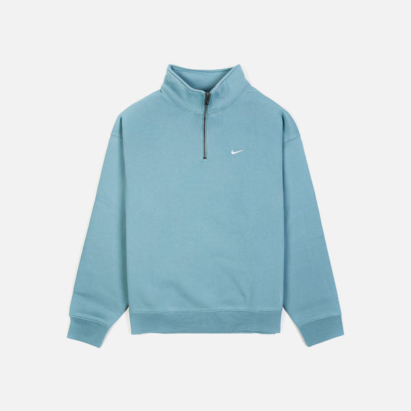 Nike DQ5209-464-2XL Solo Swoosh Quarter Zip Mens Jacket - Blue