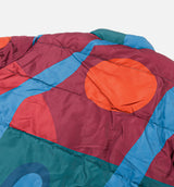 Protect The Sun Reversible Puffer Mens Jacket - Purple/Blue