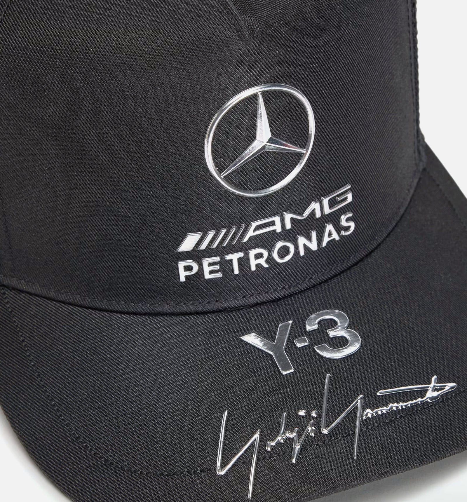Y3 KR4909 Mercedes AMG Petronas Formula 1 Team Trucker Mens Hat