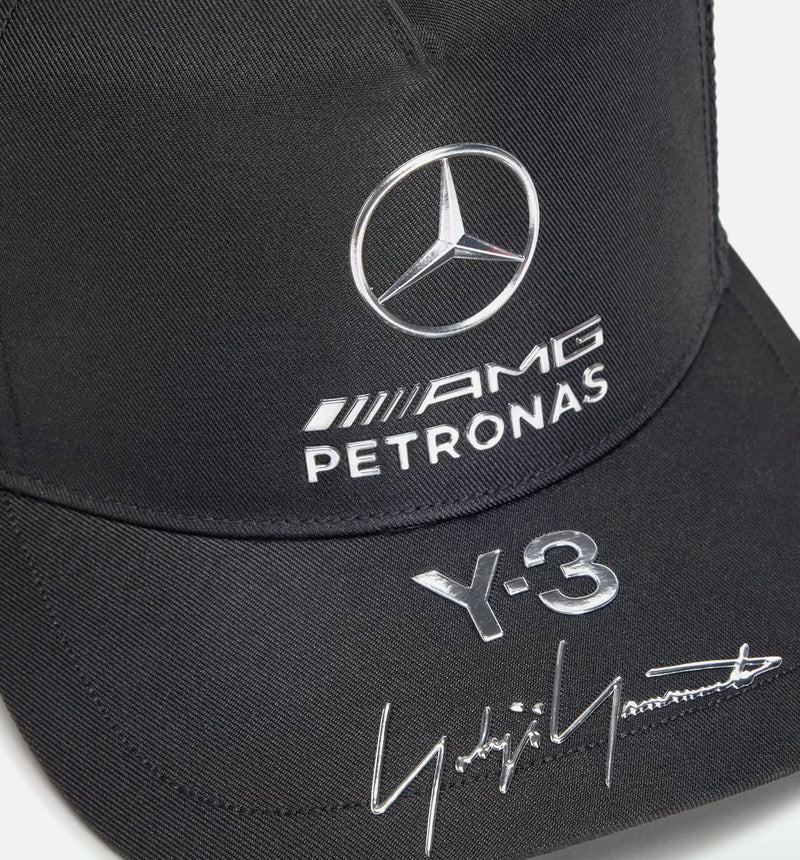 Y3 KR4909 Mercedes AMG Petronas Formula 1 Team Trucker Mens Hat