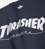 Thrasher X AFA Mens Short Sleeve Shirt - Navy/White