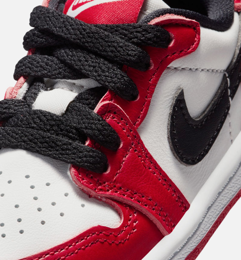 Air Jordan 1 Retro Low OG Chicago Infant Toddler Lifestyle Shoe - Varsity Red/Black/Summit White