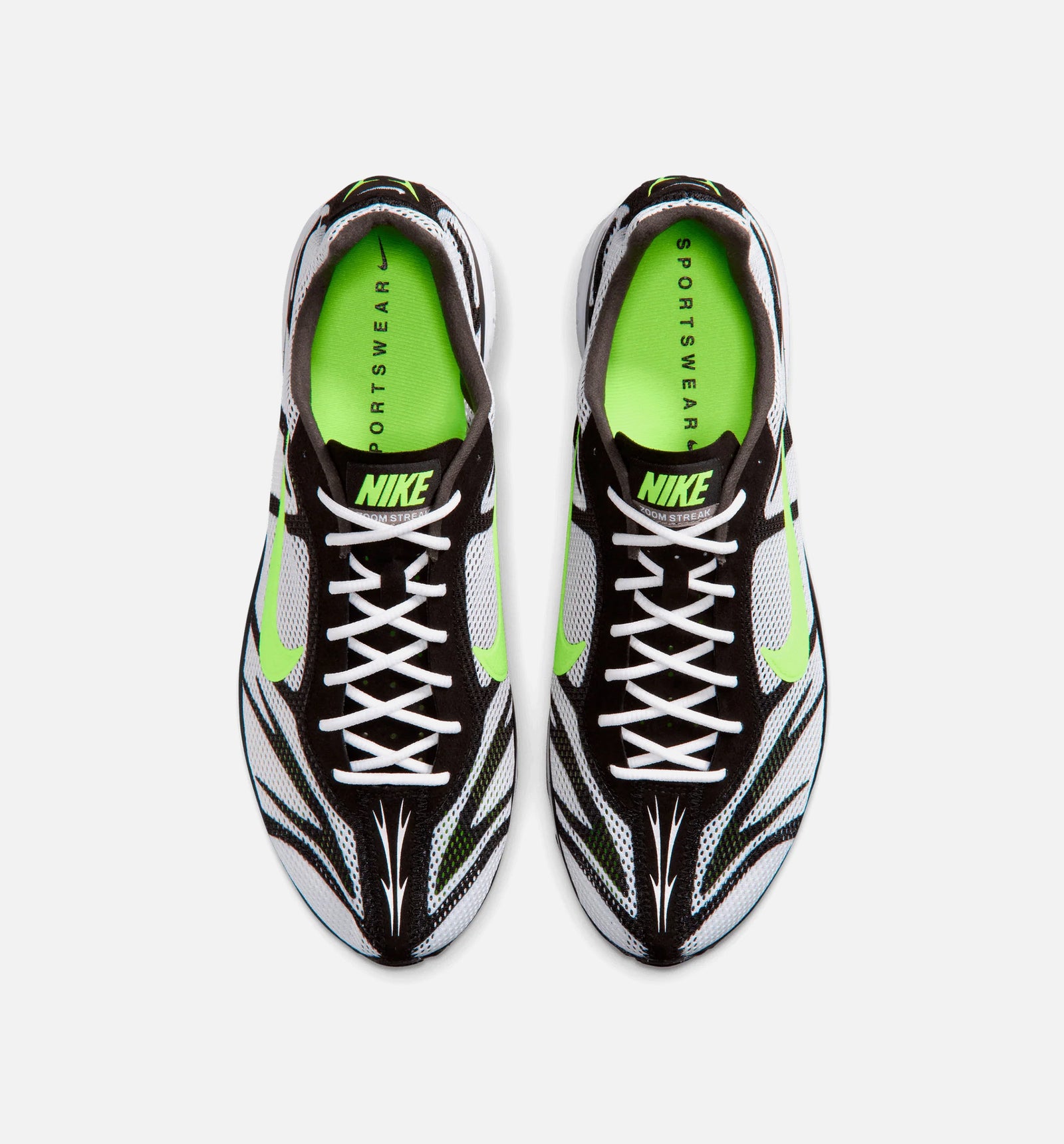 Nike IQ8012-100 Zoom Streak 3 Mens Lifestyle Shoe - White/Volt