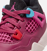 Jordan 4 Retro She's A Star Infant Toddler Lifestyle Shoe - Sweet Beet/Off Noir/Chalk/Desert Pink
